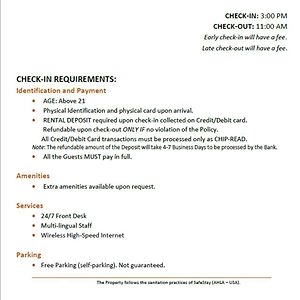 Single Room Disability Access